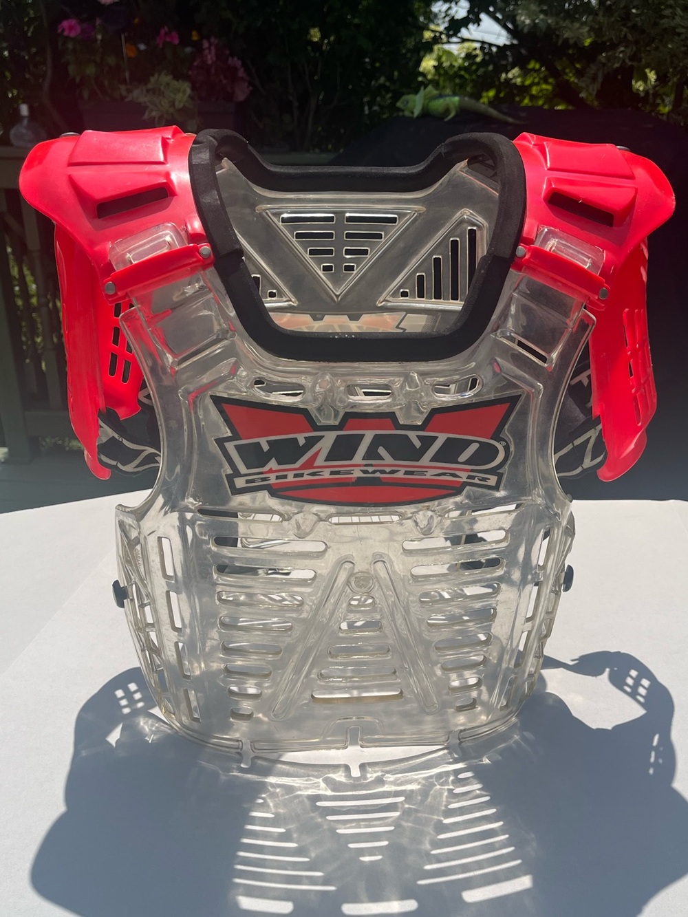 Wind Bikewear UFO Plast Clear Motocross DirtBike Roost Defelector Protector VTG